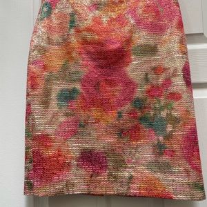 Kate Spade multicolor floral pencil skirt. Size 8.